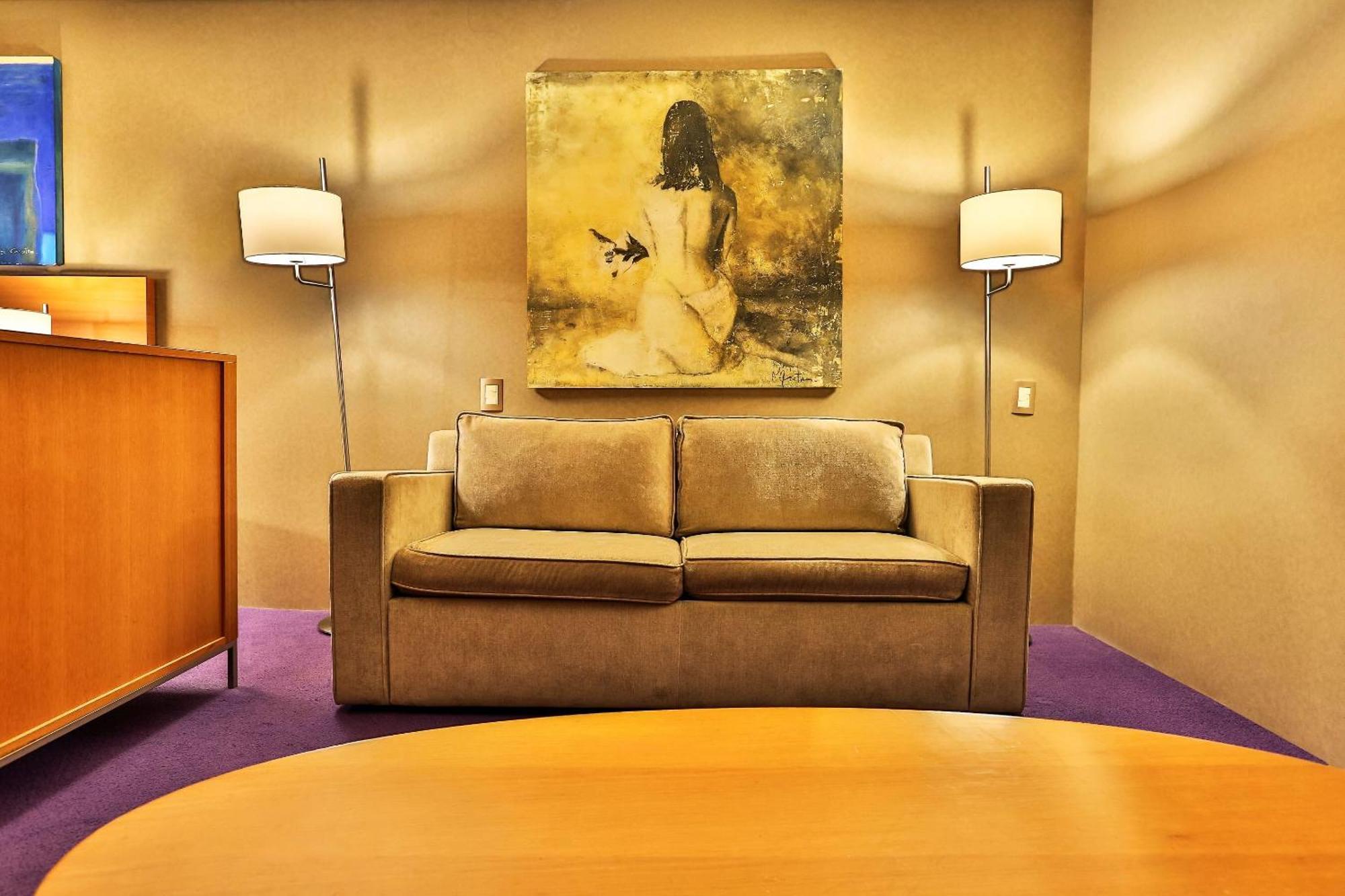 Camino Real Santa Fe Hotel Mexico City Exterior photo A painting by the artist